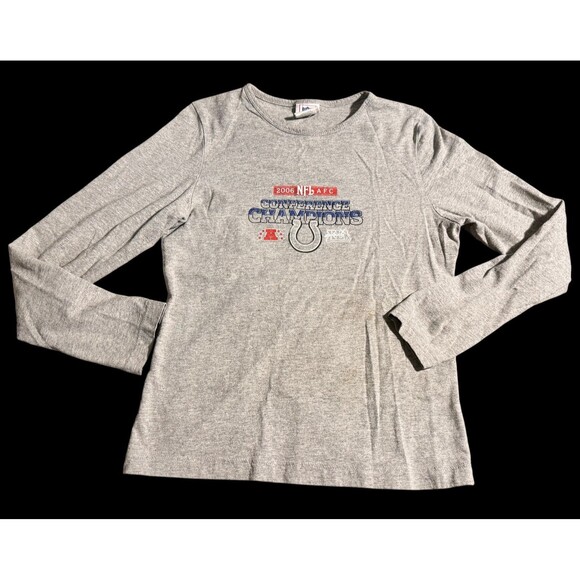 Vintage 2006 indianapolis Colts Shirt NFL NFC Conference Champions Long Sleeve M - Picture 1 of 8